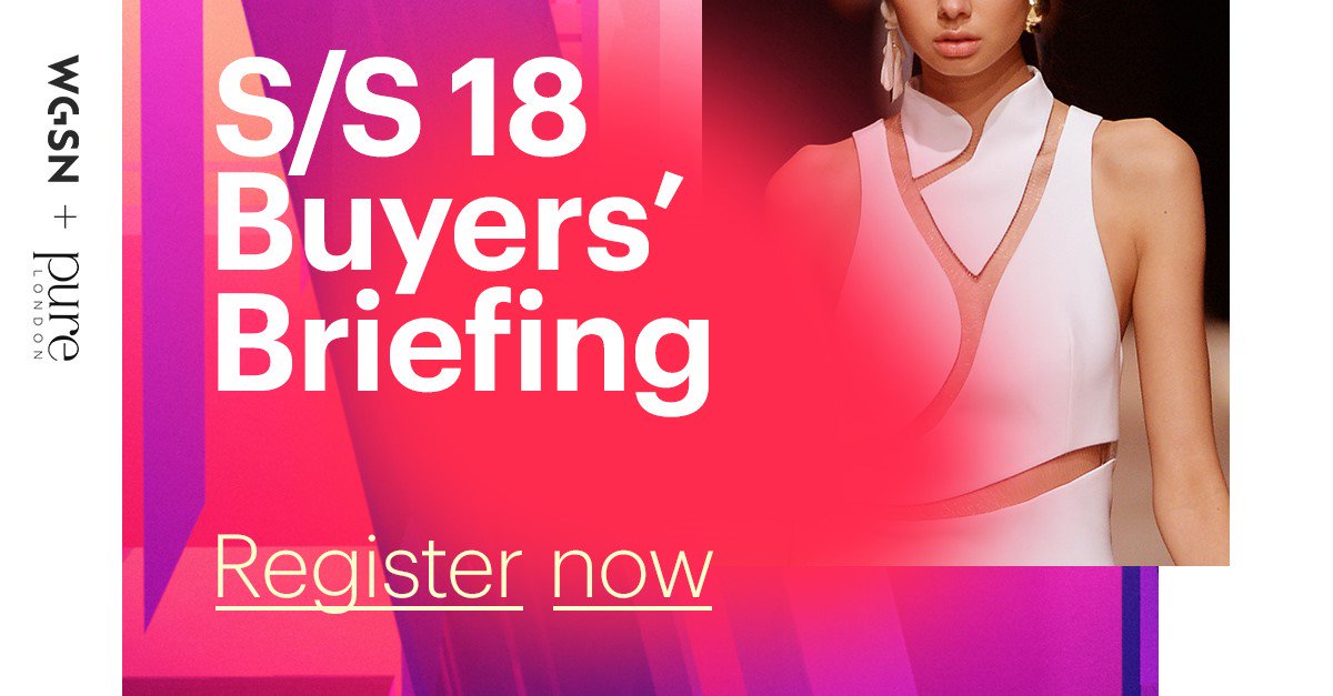 wgsn's tweet photo. From key shapes to colours, don't miss our rundown of everything you need to know for S/S 18 @PureLondonShow https://t.co/QT1IINzAOR https://t.co/69oKvBY6Dd