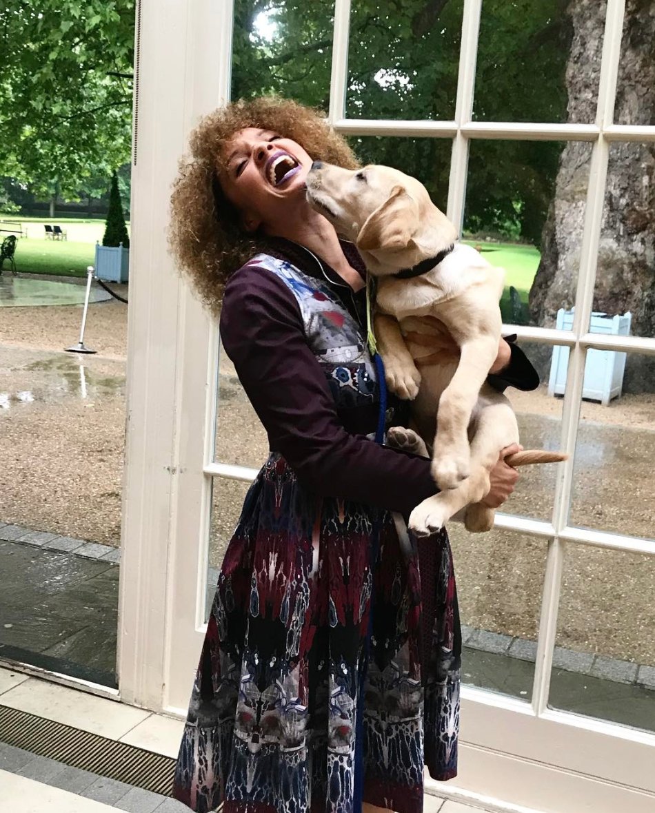 POP_PR_UK's tweet photo. For the love of guide dogs! We're loving @pandoratweets in @AndrewMajtenyi at the #guidedogawards https://t.co/HAqSGY23UB