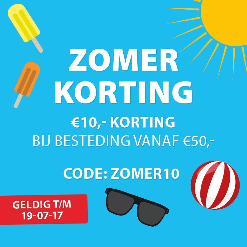 Zomerkorting, 10 euro korting op je bestelling! #korting #zomer #agradi