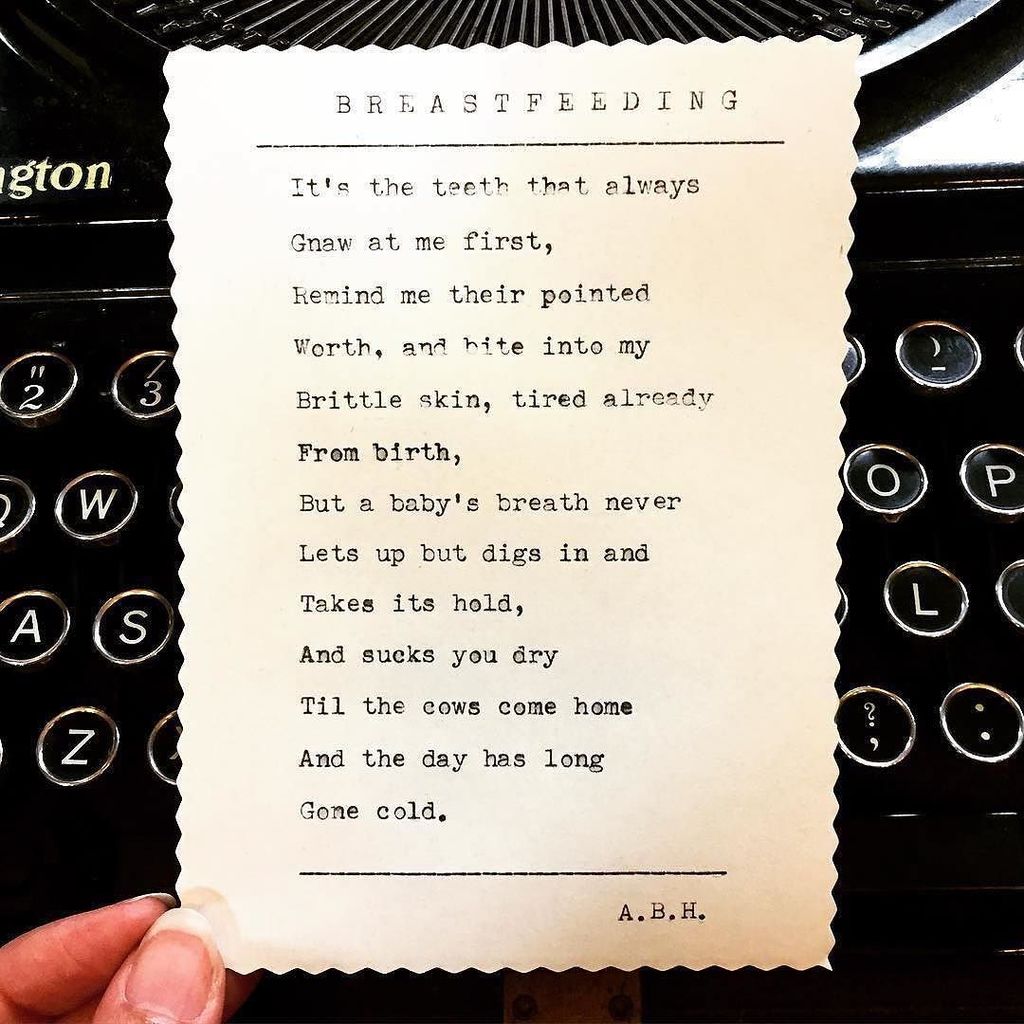 amberhsu's tweet photo. Ruminations on breastfeeding from @onepoundpoems activity @slczf 🍼✨ #poetry #motherhood #breastfeeding #endurance … https://t.co/HuAiRz9etU https://t.co/uytHoobyvC