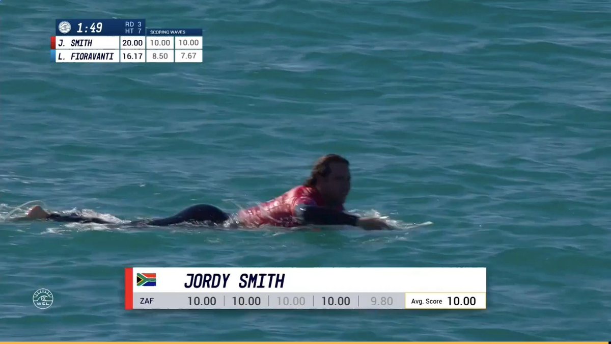 doodlemore's tweet image. Stunning waves by @jordysmith88 at J-Bay #perfectheat #20 #wsl