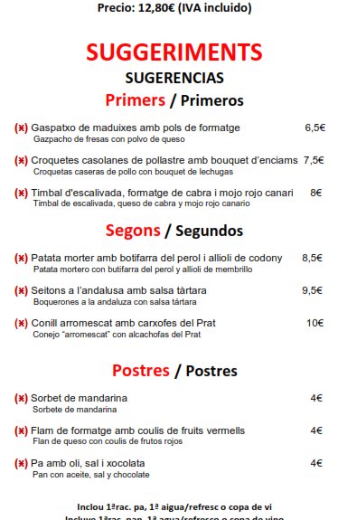 Es #martes y para esta semana os presentamos esta #Fórmula #Mediodía 🥁🎪📋. ¡Esperamos que os guste! 😉 #bitxarracu #tapasyplatillos #menu