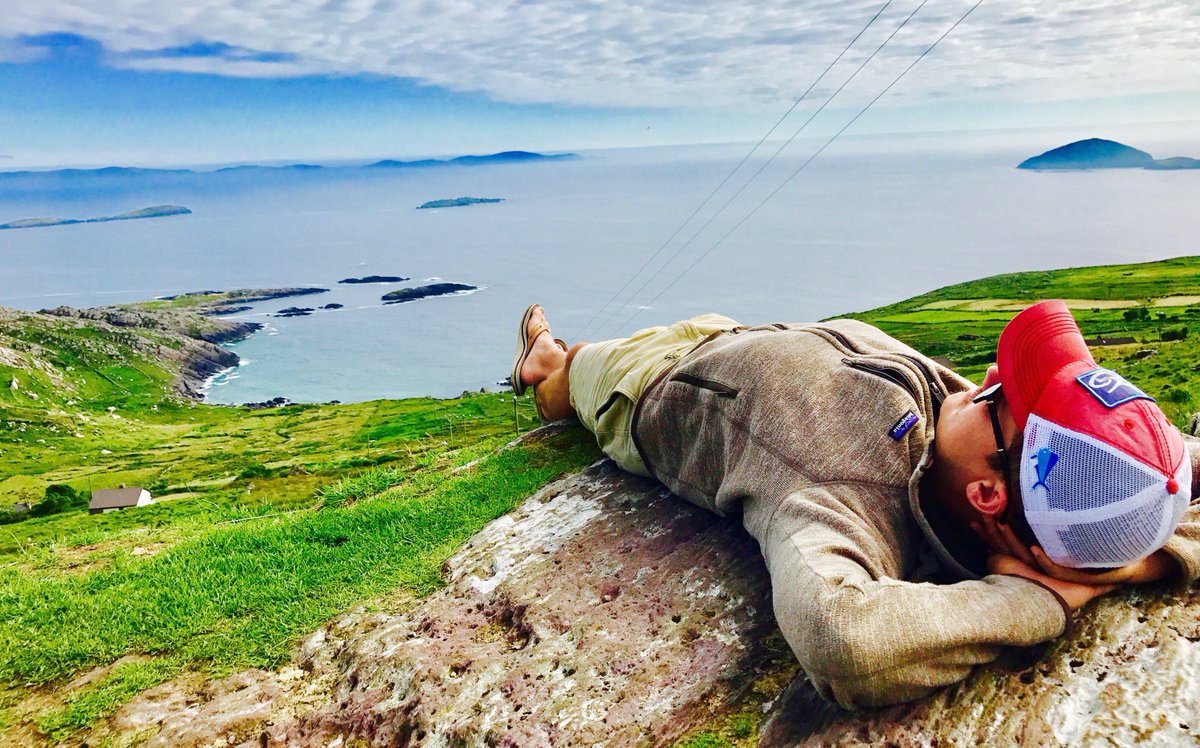 TheDrewClark's tweet photo. Incredible country! Afternoon siesta above the clouds in Ireland @DiscoverIreland @TourismIreland @cliffsmoher @ireland https://t.co/pyKFnRWRvV