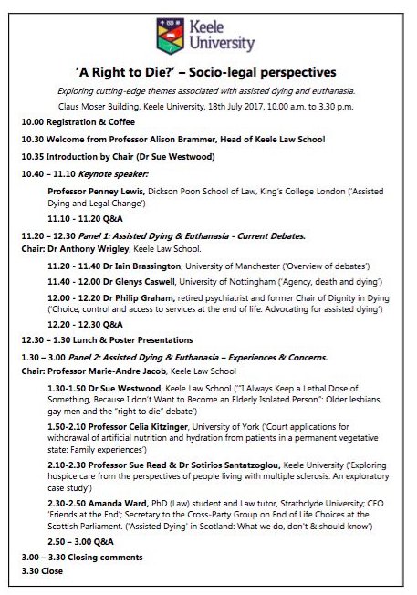 LawatKeele's tweet photo. Very excited to start the day with delegates at our @righttodiekeele conference. Follow our live tweets via the hashtag #RTDKeele https://t.co/dkWJnNNBL6