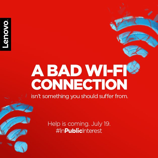 A terrible Wi-Fi connection stressing you out? Help's on the way. See how different innovates better on July 19th. #InPublicInterest