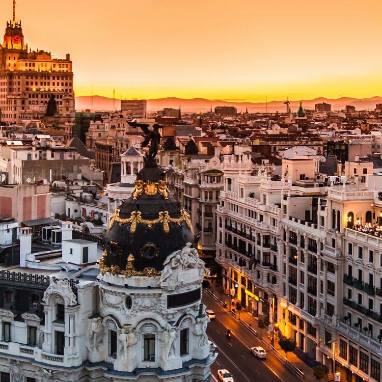 WeGoJapan's tweet image. Watch the sun set over the beautiful Spain.