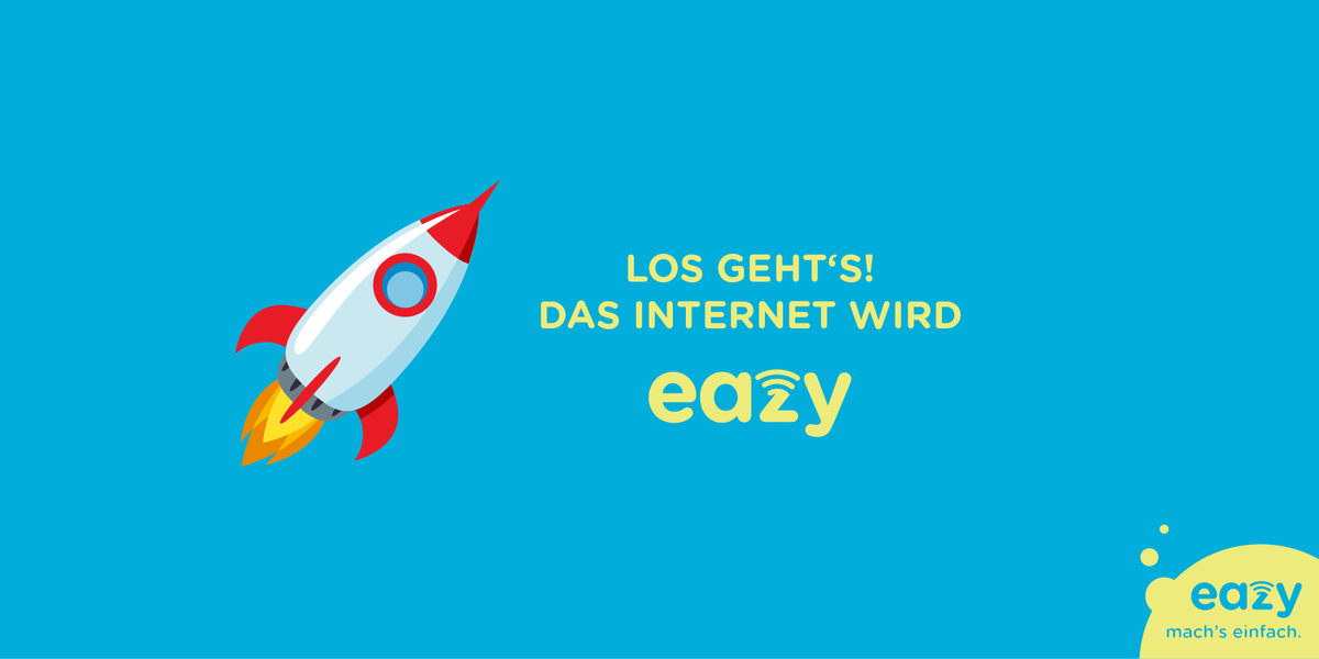 eazy_internet's tweet photo. Hallo Twitter! Ab sofort wird das Internet einfach. #machseinfach https://t.co/SfhPZLtWz5