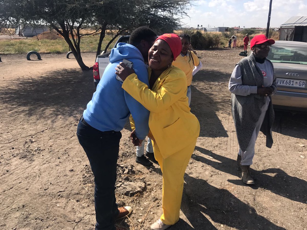 KuleMahumapelo's tweet photo. My team and I have arrived at Thuto Neo Early Learning Center. #MandelaDay https://t.co/k9nMrs8aMM
