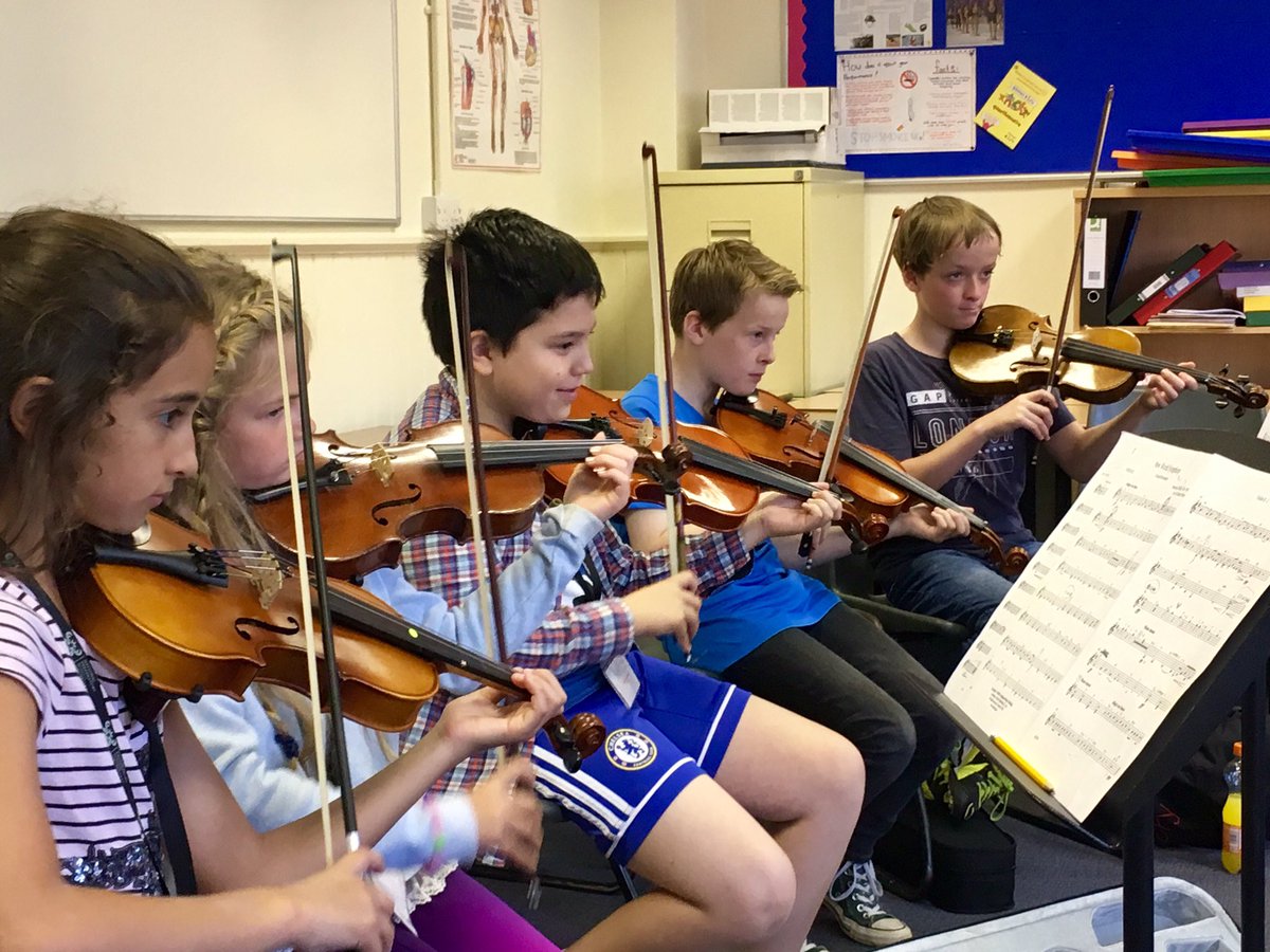 NPSOtrust's tweet photo. Training Orchestra sectionals this morning - sounding great! https://t.co/hV1EEhGURa