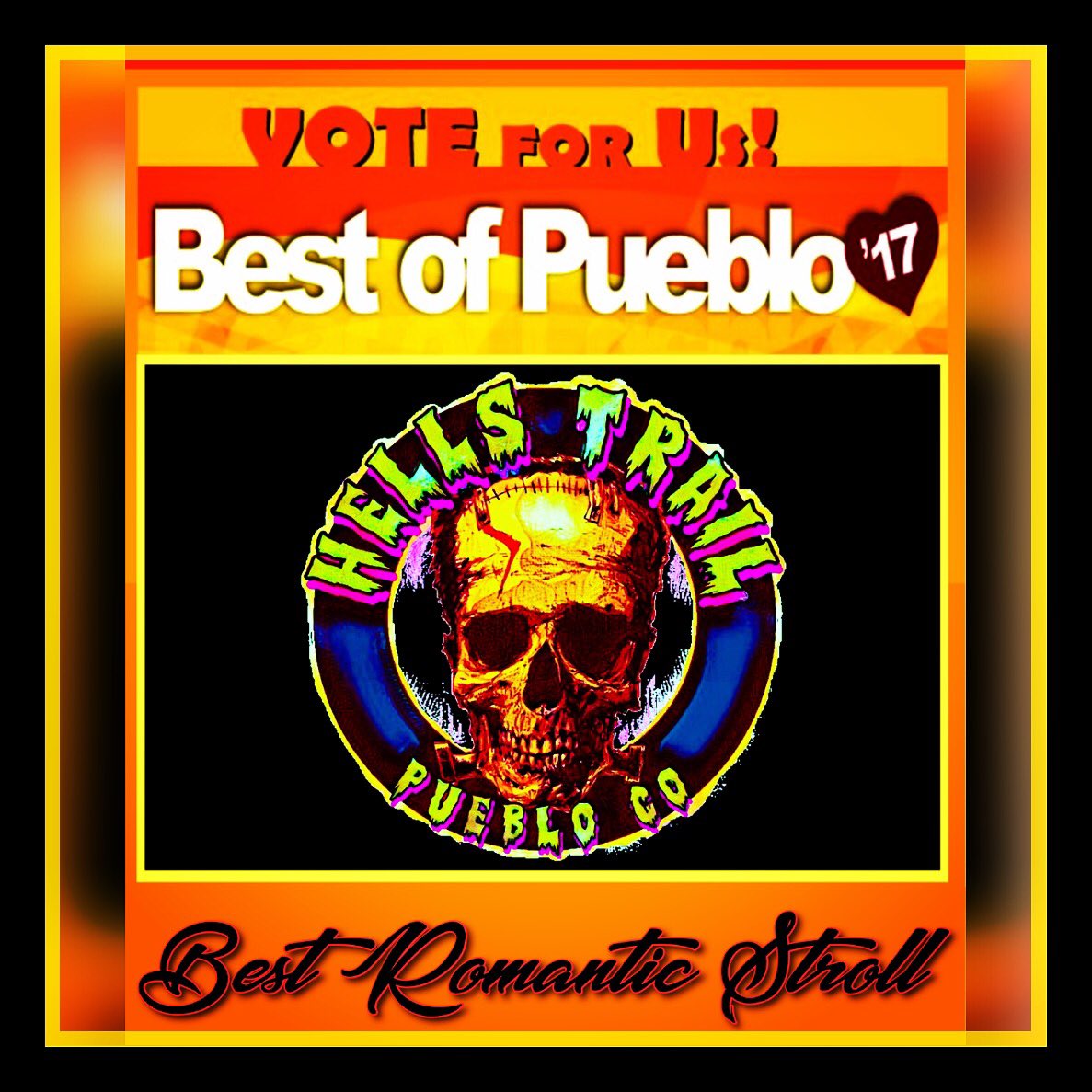 hellstrail's tweet photo. A ROMANTIC STROLL you say? Why yes, yes indeed! @bestofpueblo https://t.co/ScpVQLMGUn