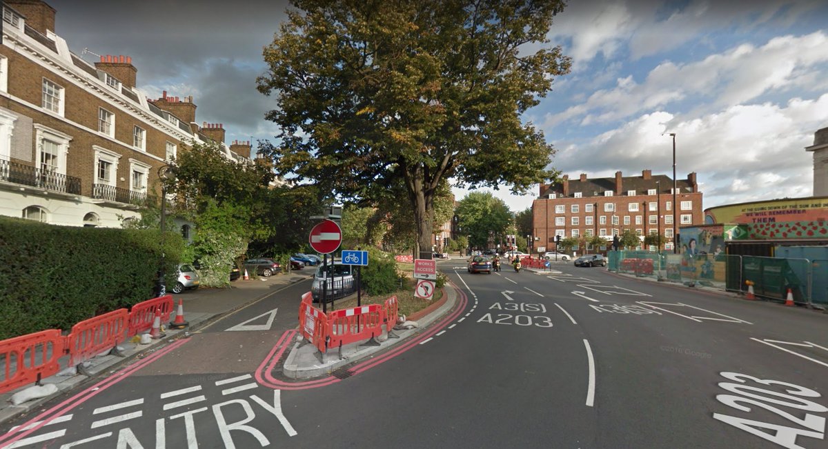 WizAnn's tweet photo. Stockwell Terrace has now been removed from all WizAnn routes, It is now Left or Right into and out of South Lambeth Road #KOL #RunUpdates https://t.co/poFGK71EfP
