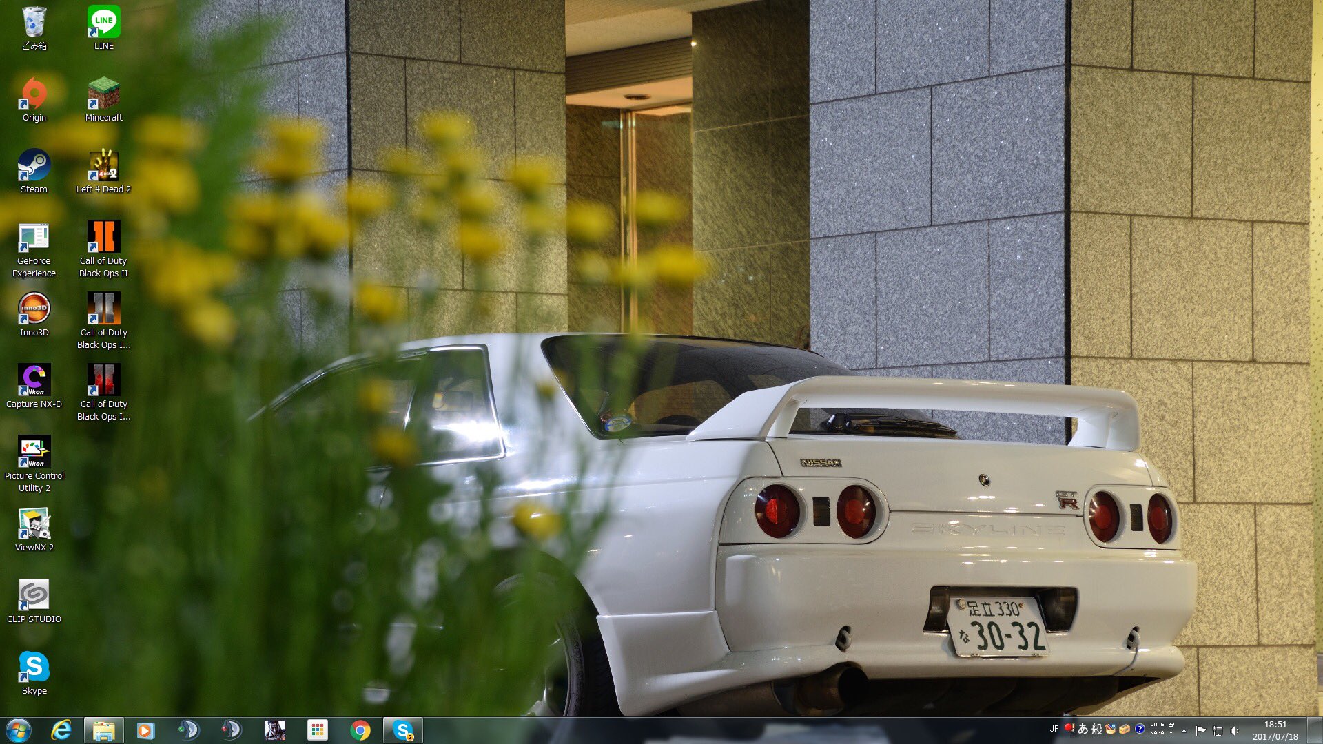 みおっち Pcの壁紙 Bnr32 良き良き