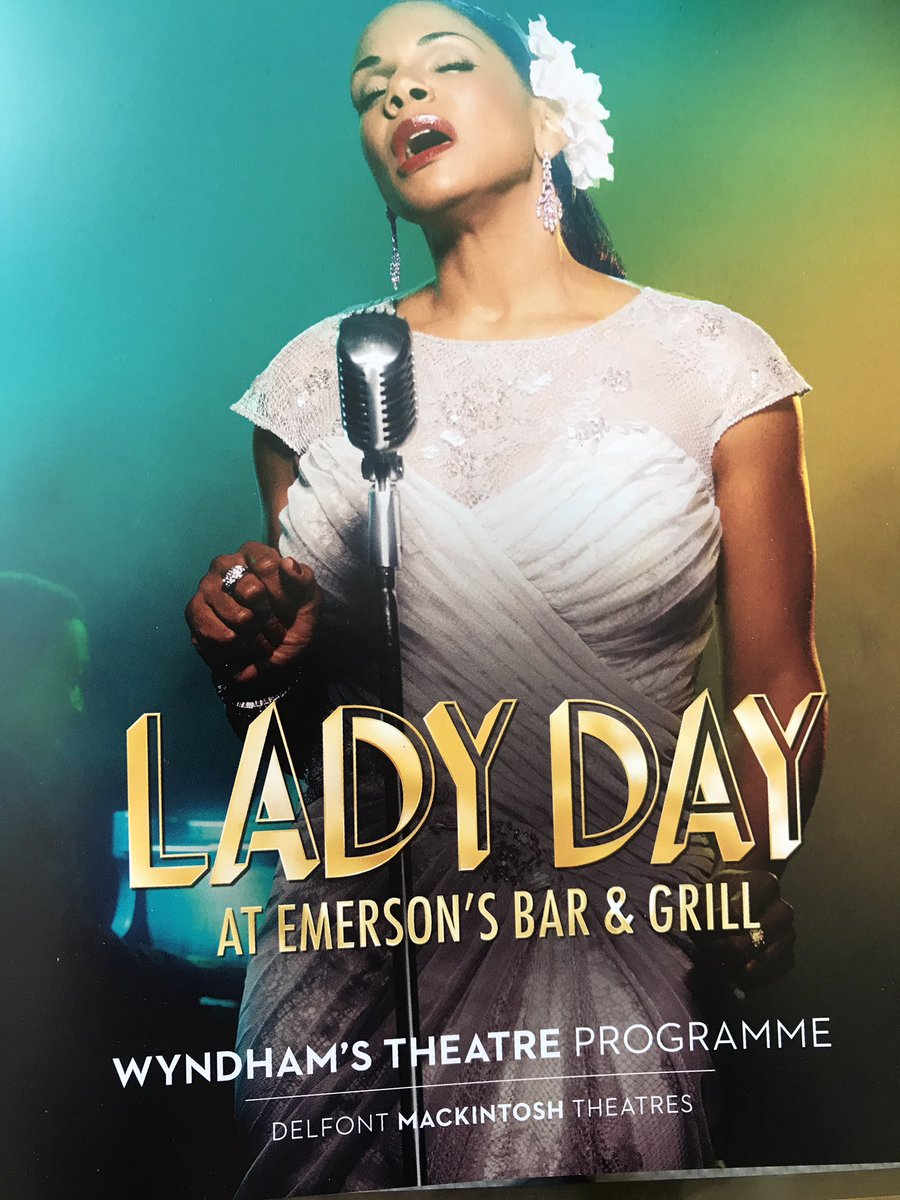 SylvieBermann's tweet photo. Deeply moved by the performance of @AudraEqualityMc playing and singing Billie Holiday at the Wyndhams Theatre 🎭 #LadyDay https://t.co/NVhjTZGhkC