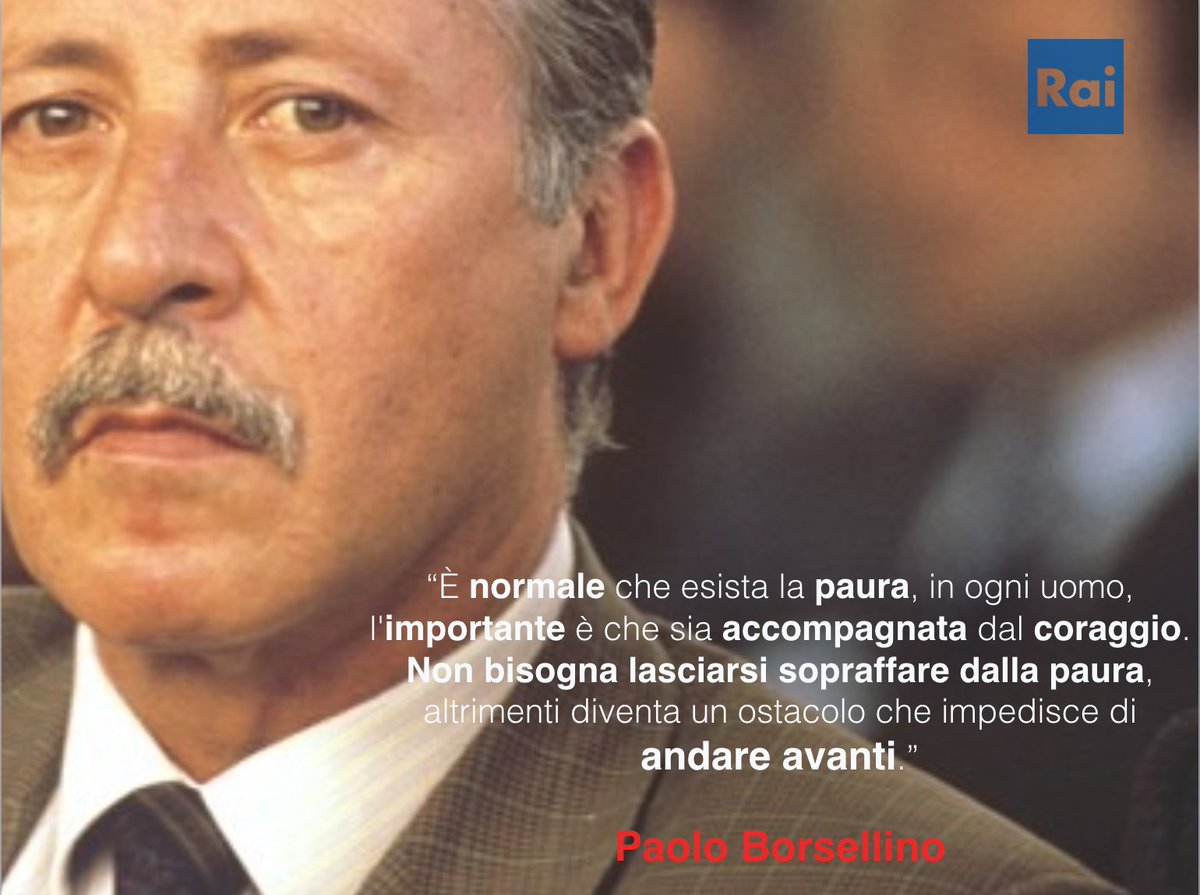 Raiofficialnews's tweet photo. La #Rai ricorda Paolo Borsellino e la sua scorta, tutta la programmazione dedicata https://t.co/aGBurqKkn1 #19luglio @RaiPlay https://t.co/fzedJO8Fi8