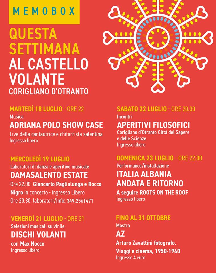 Coolclublecce's tweet photo. Nuovi appuntamenti al #CastelloVolante di #Corigliano 🏰

> https://t.co/FMydscAJ53 https://t.co/aGN5Yu3MjD