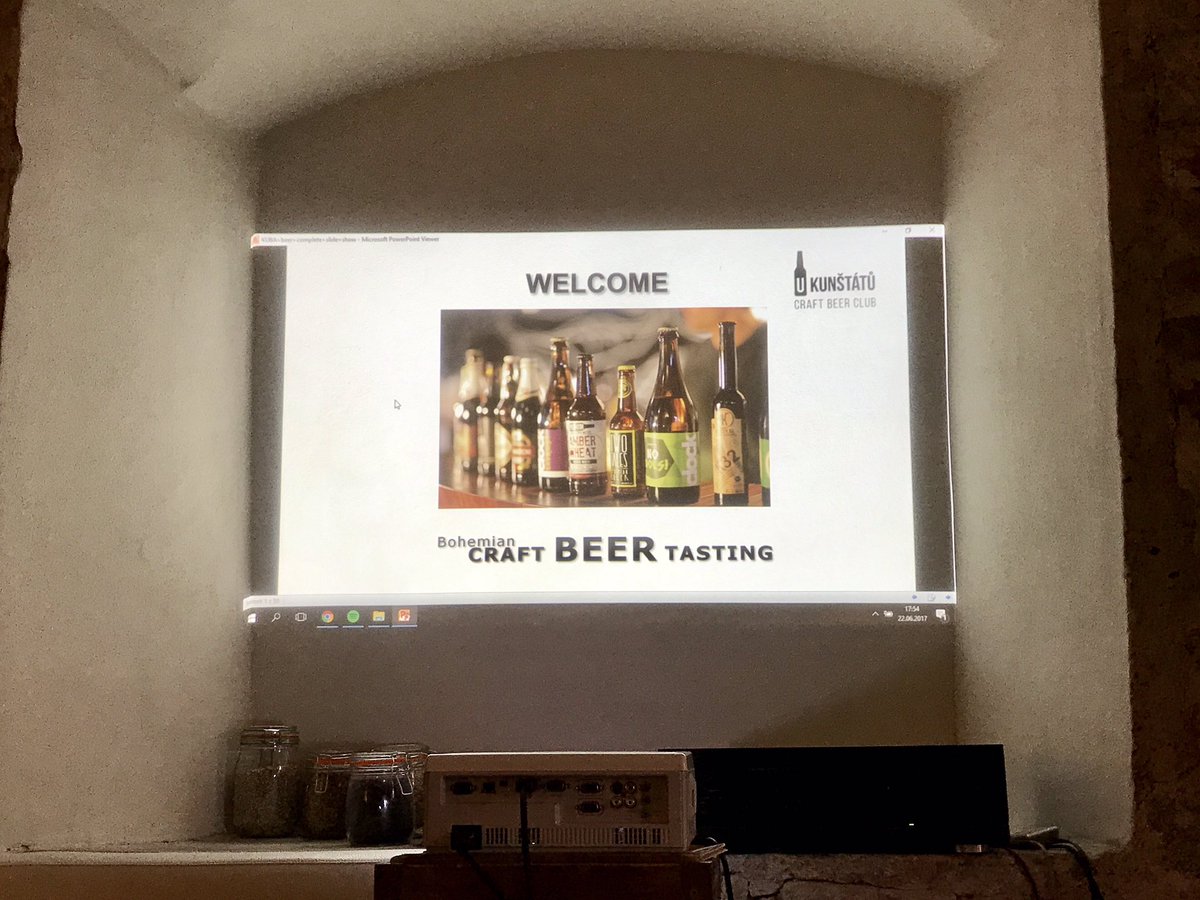 Spectacular #BohemianCraftBeerTasting @Kunštátu in Prague. Traditionalists turning their skills to stunning crafties.