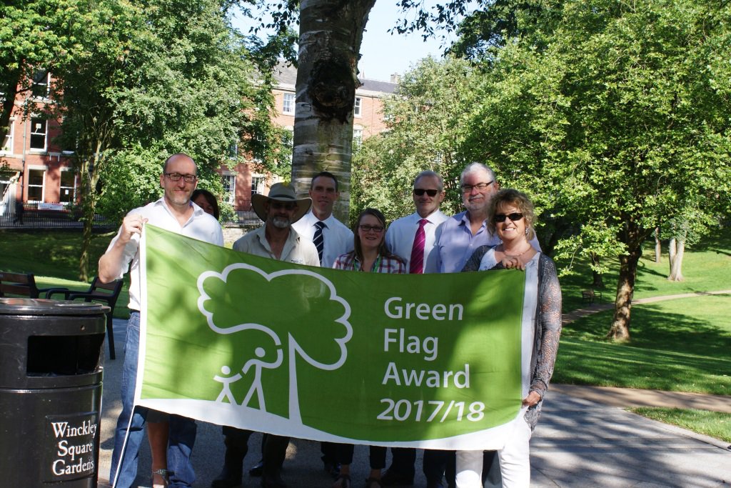 prestoncouncil's tweet photo. NEWS: Five Parks flying #GreenFlagAward incl a Heritage one! https://t.co/mctESiNrEB #Winckley #Ashton #Haslam #Avenham #Miller #Fishwick https://t.co/BwLo6Jjz47