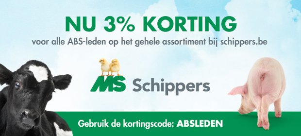 Voor alle ABS-Leden; de regeling is verlengd! 
#abs #leden #korting #belgie #veehouders
schippers.be