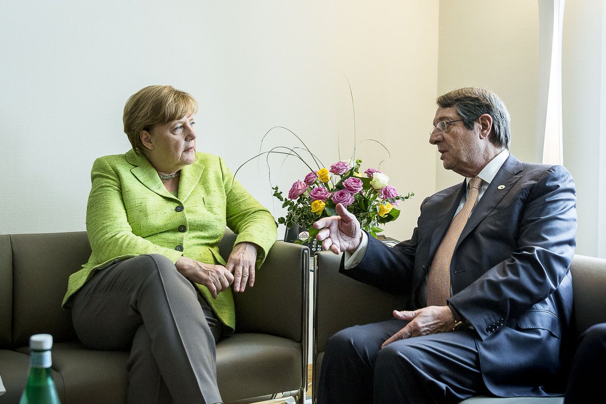 Christodulides's tweet photo. #Now: Τηλεφωνικη Επικοινωνια Προεδρου @AnastasiadesCY με Καγκελαριο #Γερμανιας, #ConferenceOnCyprus, #EU-#Turkey, #Cyprus https://t.co/K9ZxlxtJF3