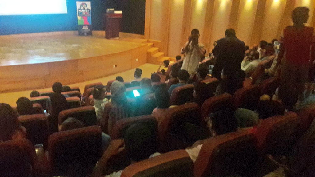 PITBIncubation's tweet photo. Housefull! Parents accompany our #WhizKids17 to their graduation ceremony! We are extremely proud happy! 🎓
#Makeathon17 https://t.co/itdUR5ADl3