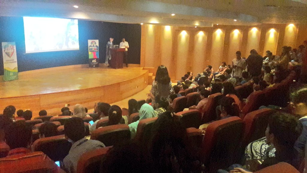 PITBIncubation's tweet photo. Housefull! Parents accompany our #WhizKids17 to their graduation ceremony! We are extremely proud happy! 🎓
#Makeathon17 https://t.co/itdUR5ADl3