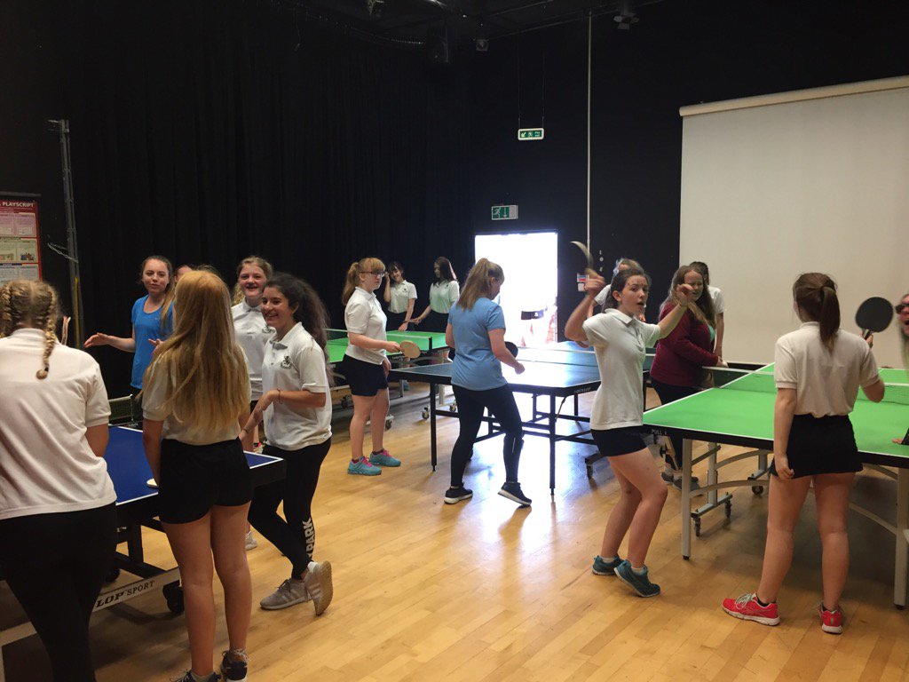 CromptonEnglish's tweet photo. Crompton and Ormerod make a winning start to Y10 girls table tennis. https://t.co/QoMARUmaoE