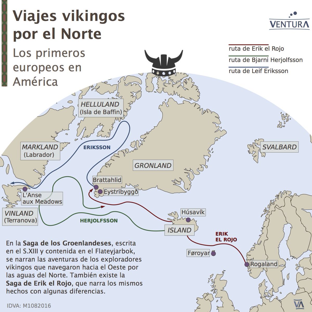 VENTURAcultura's tweet photo. Los vikingos fueron los primeros europeos en descubrir América, allá por el año 1000
https://t.co/ROdJoWloIG https://t.co/Qt9lgeVHIx
