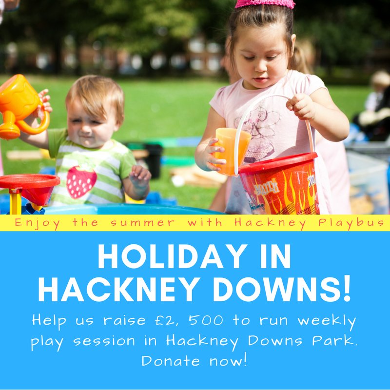 HackneyPlaybus's tweet photo. Help us bring the #Playbus to #Hackney Downs this #summer! Donate here: https://t.co/tR8XRFQz6V https://t.co/z5ULixe0Zg