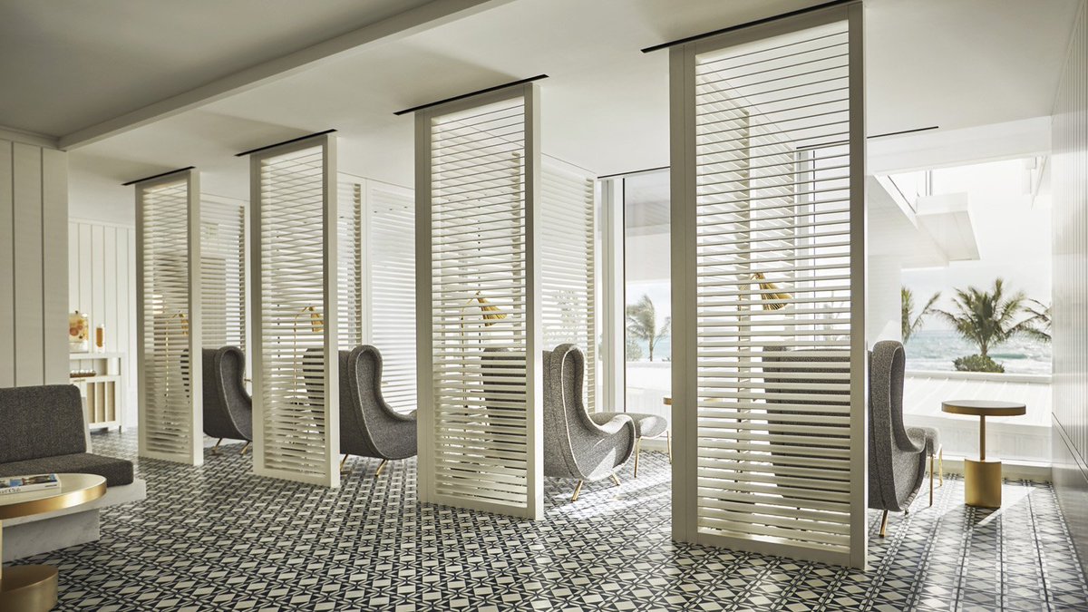 PRCo_France's tweet photo. Invitation au bien-être dans le nouveau #spa du @FSSurfside signé #josephdirand à #Miami #design #floride #wellness #luxuryspa https://t.co/gQUbDhZxms