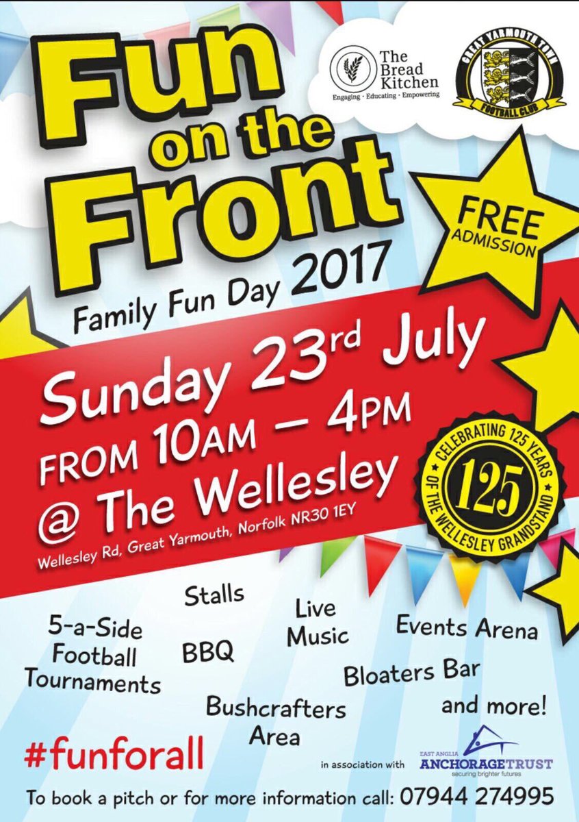 THIS SUNDAY! 
FUN ON THE FRONT! #funforall