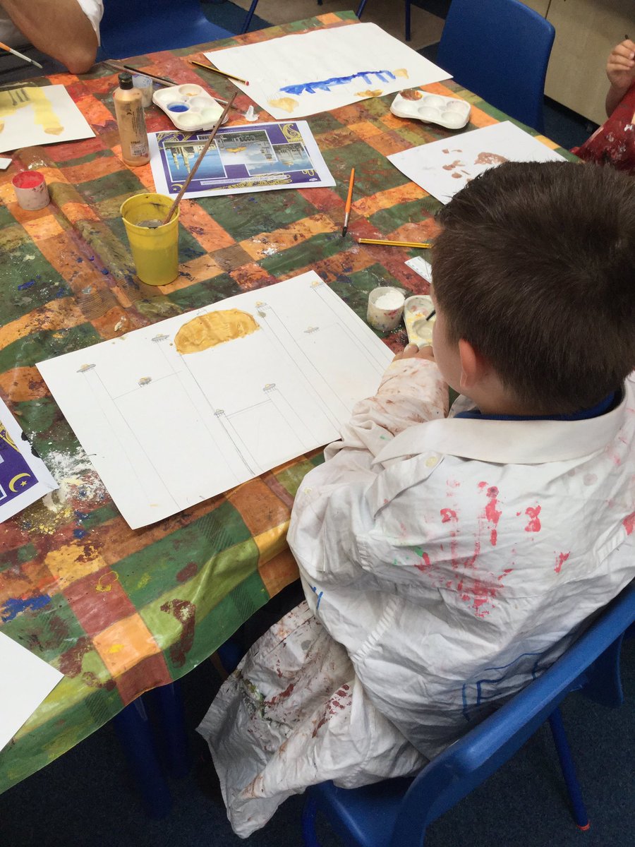 EYFS_LuddSchool's tweet photo. Look at our mosques! We were learning about places of worship. #KS1 @luddschool https://t.co/Ug9rq9PALu