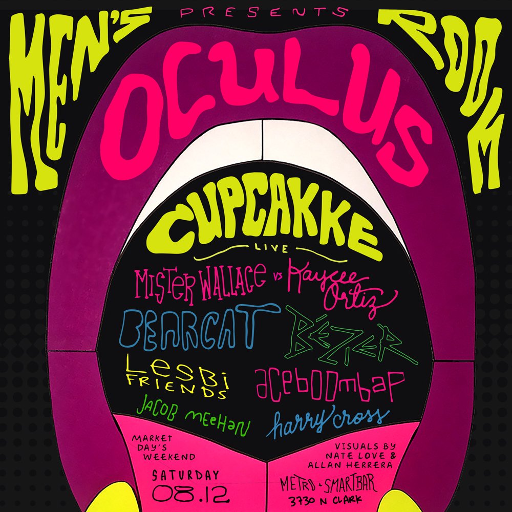 OCULUS <a href="/SmartBar/">smartbar</a> <a href="/MetroChicago/">Metro</a> w/ <a href="/CupcakKe_rapper/">CupcakKe</a> <a href="/robothustle/">Bézier</a> @BEARCAT1800 @KayceeOrtiz @futurehood_____ <a href="/harry_jpeg/">Harry+Jpeg</a> <a href="/TheLesbifriends/">The LesbiFriends</a>