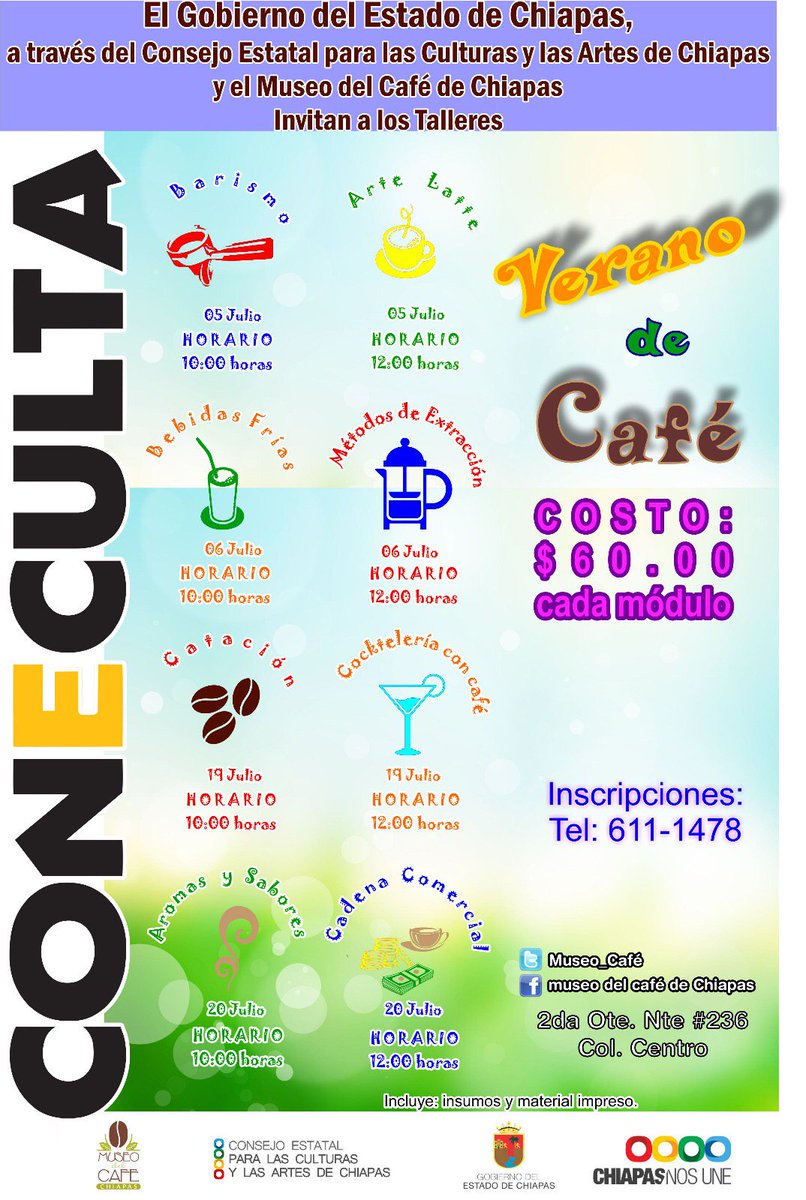 Museo_Cafe's tweet photo. #EnLaVidaNadieQuiere perderse nuestros talleres de Barismo con nuestro barista @Holkan_ 

contáctanos para que te demos mas información https://t.co/DmzdnxliSl