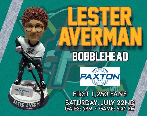 FXBGNats's tweet photo. Lester Averman bobblehead giveaway is Sat! First 1,250 fans, presented by @PaxtonCompanies. Gates at 5pm.
Tix: https://t.co/itZAPVZiOa https://t.co/Lm1cI07ZyR