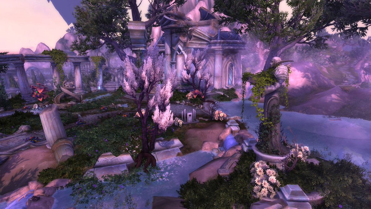 Lady_Annieloy's tweet photo. A lovely summer day in #Warcraft Azsuna and IRL :D #ItsGamingTime! #gaming https://t.co/CSDLdykR46
