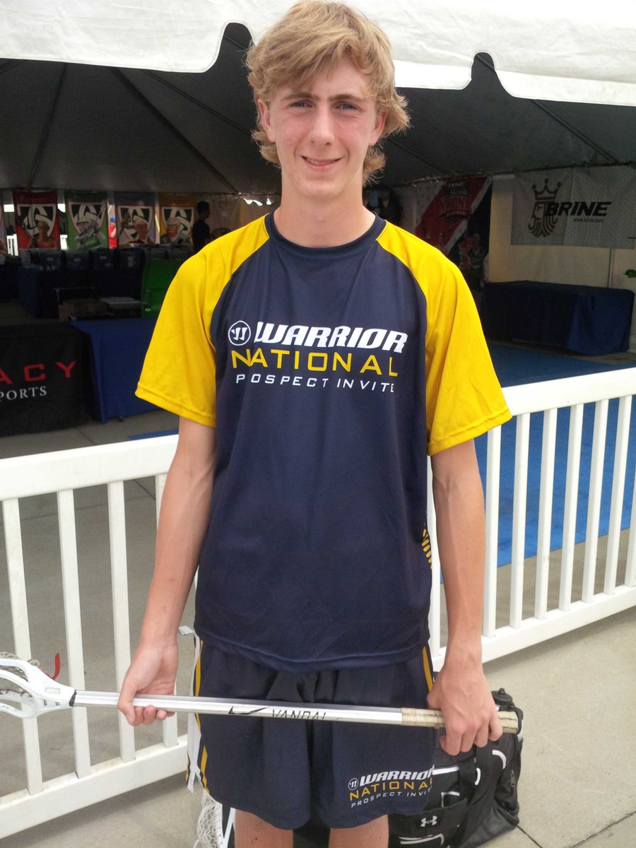 BrentHyndman's tweet photo. Congratulations Carter on being selected to the Warrior National Prospect All-star team. #warriornpi #edgelacrosse https://t.co/T9by6NsQjr