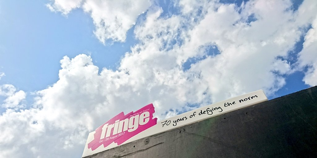 edfringe's tweet photo. #edfringe - 70 years of defying the norm! 
We're celebrating 70 years since the first ever Fringe in 1947! 🎉 
#socialstroll https://t.co/nXrkZZruyI