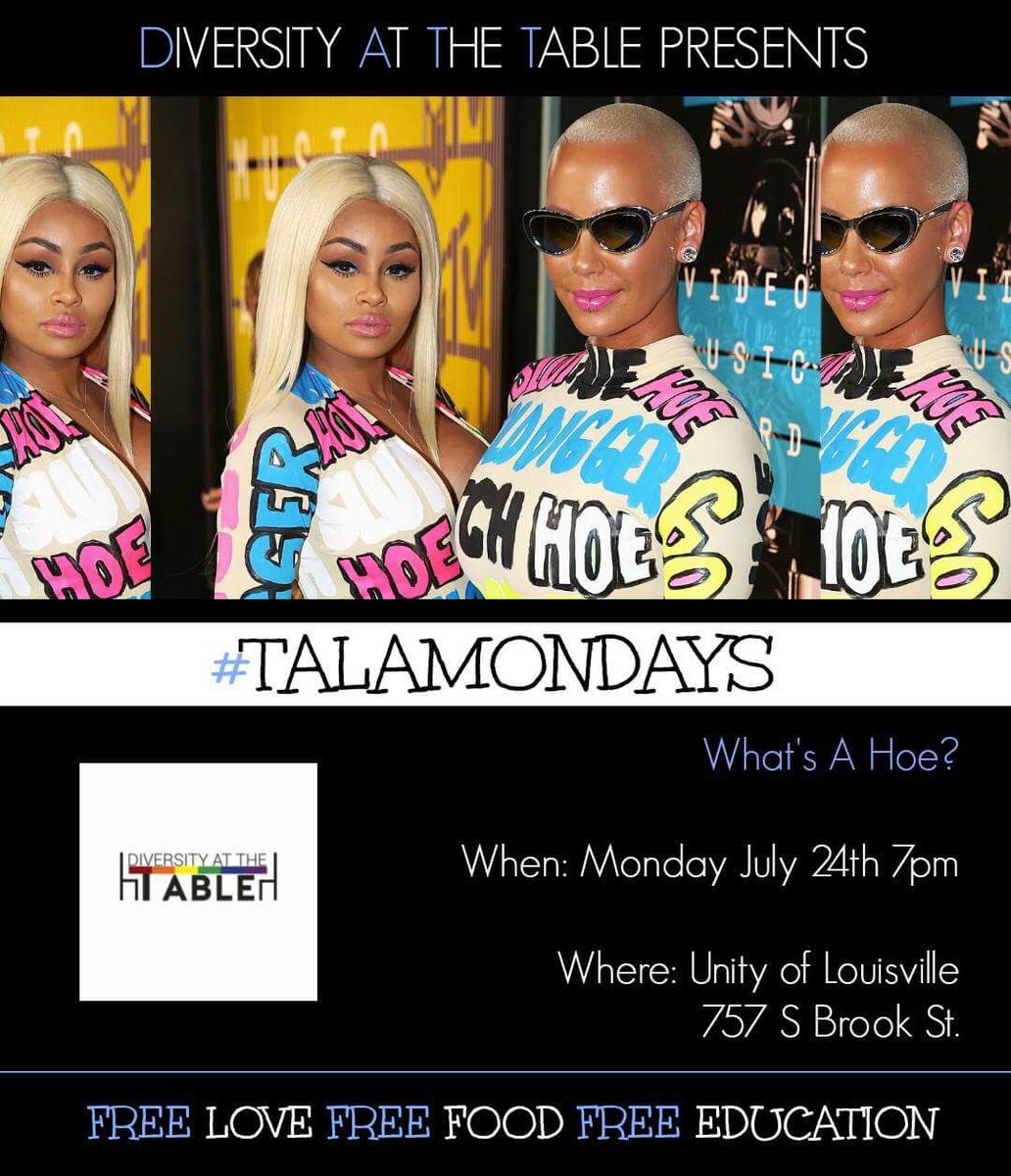 DATT__'s tweet photo. Next Monday, diversity at the table will be discussing "what is a hoe?" Check us out. Details listed below. https://t.co/WSy40HN9uC