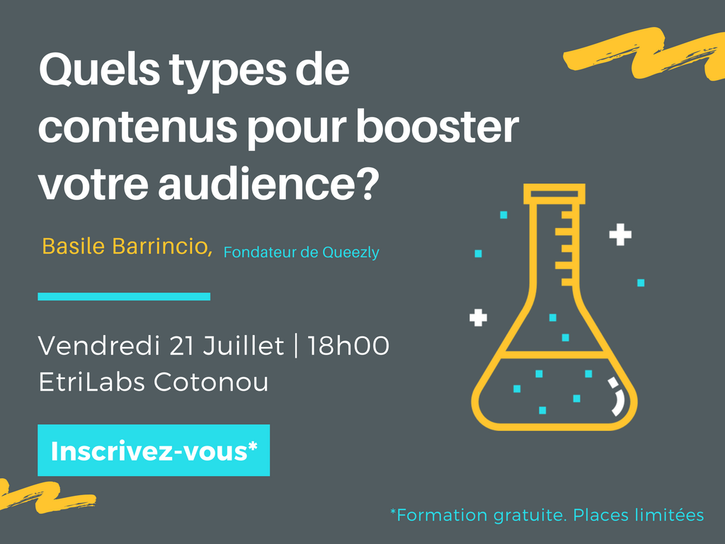 EtriLabs's tweet photo. Vous rêvez de publications avec des millions de vues, de retweets et partages? RDV Vendredi avec @Medsile 👉🏾https://t.co/nxyrrJwvJx
#Team229 https://t.co/Iau4mlb7Kp