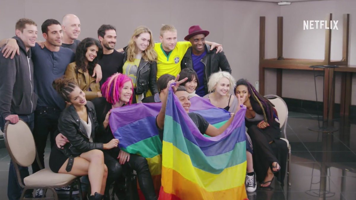 MKcluster's tweet photo. Lana, Lilly and JMS have influenced and inspired us a tremendous lot. Put them on @TIME's cover/100 Most Influential People! #Sense8forTime https://t.co/I5jDYi29A9
