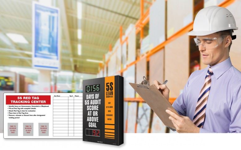 Accuform's tweet photo. Use this easy three-step process for checking the value of 5S in your workplace https://t.co/5S9owWwlUP #5saudit #5s #leanworkplace #safety https://t.co/l0Tn4FaBze