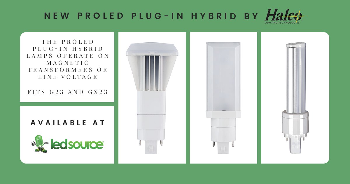 LEDsource's tweet photo. New from #Halco comes the new ProLED plug-in hybrid downlight available at #LEDSource today! https://t.co/ufcPkCkuj7