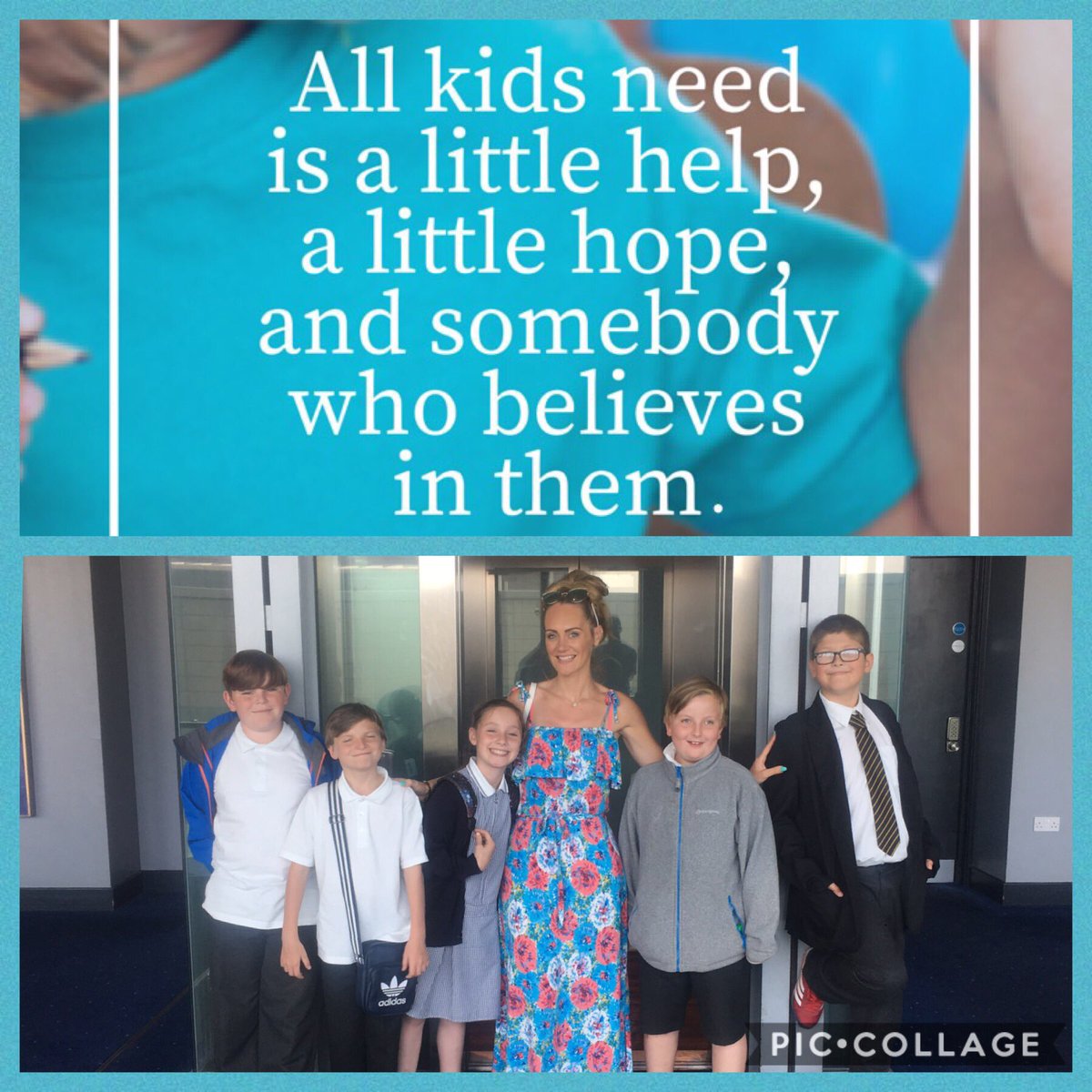 Michellebdavie2's tweet photo. And this is what we do in G2BG..Believe in all our children! So proud of how far they've come, Going to miss them all lots! @NewParkPrimary https://t.co/EoTHyossL9