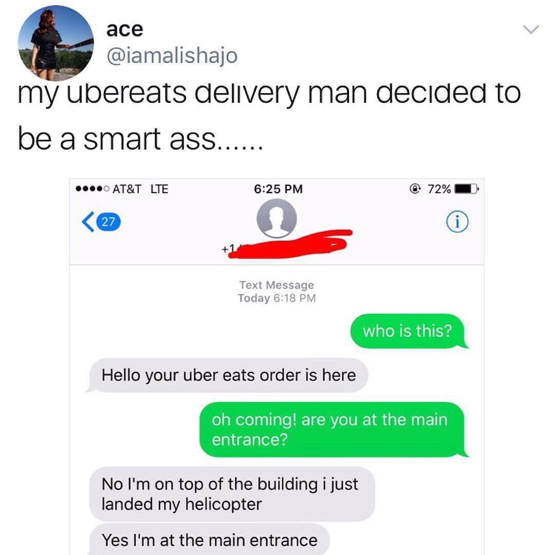 WORLDSTAR's tweet photo. This delivery man 😂🐐 https://t.co/DD2Rwl4zC2
