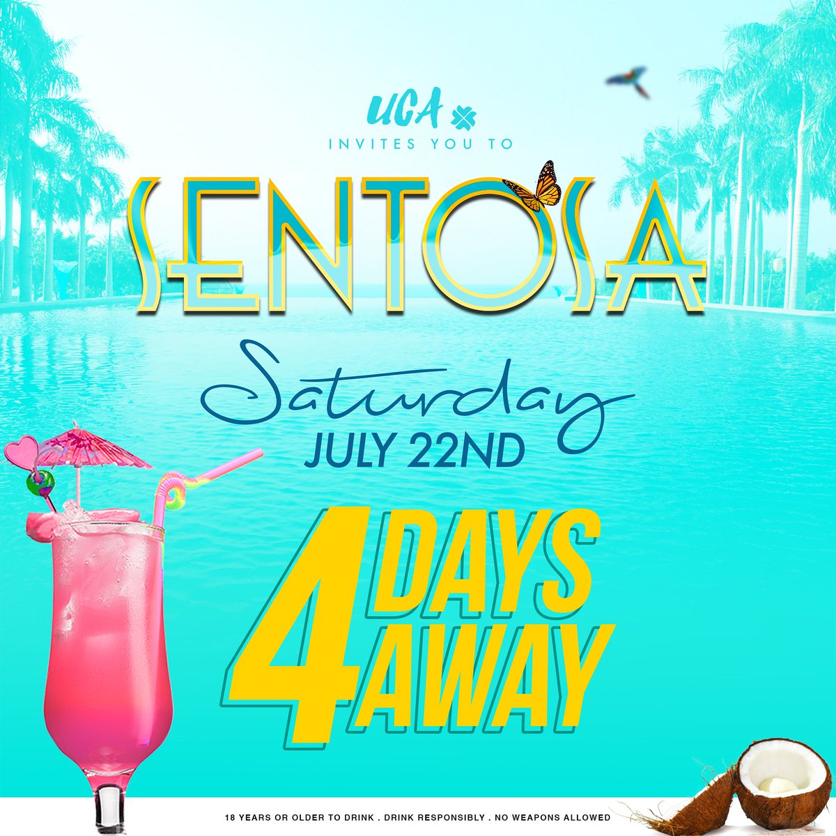 PurplecowKris's tweet photo. SENTOSA is 4 days away! π First UCA Event and it certainly won't be the last. #UCASUMMER https://t.co/fMLmIrLapu