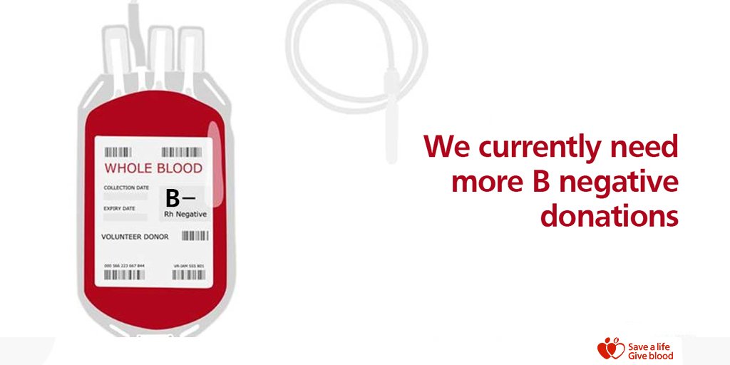 GiveBloodNHS's tweet image. We currently need donors with B- blood type to donate. Visit ow.ly/Cx3D30dIMmx to book an appointment.