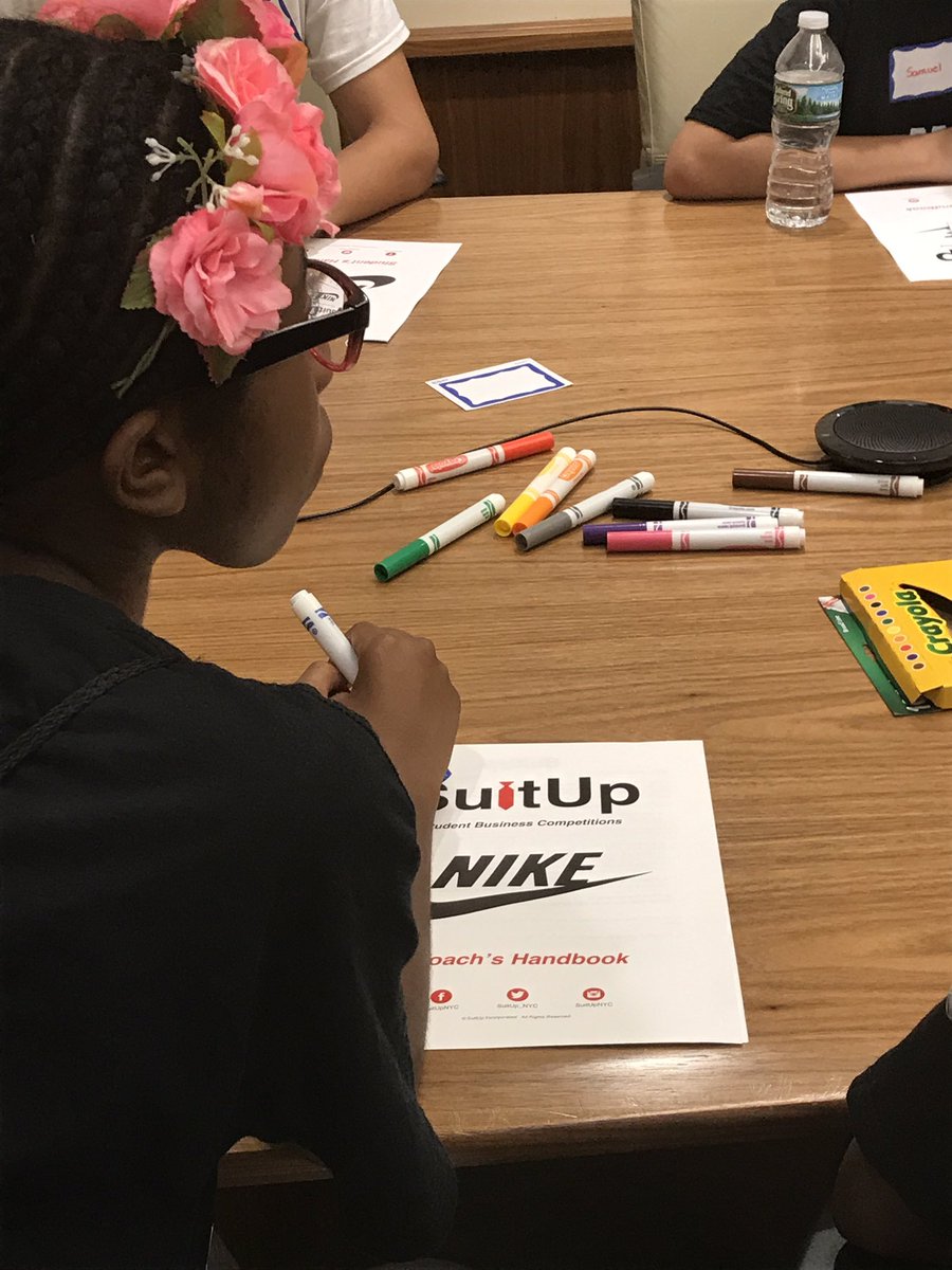 insightpartners's tweet photo. We are all CEOs, CPOs and CMOs today..Brainstorming next Nike product hit w/@SuitUp_NYC #businesscompetiton #careerdev #insightimpact https://t.co/sGv1ite3kj