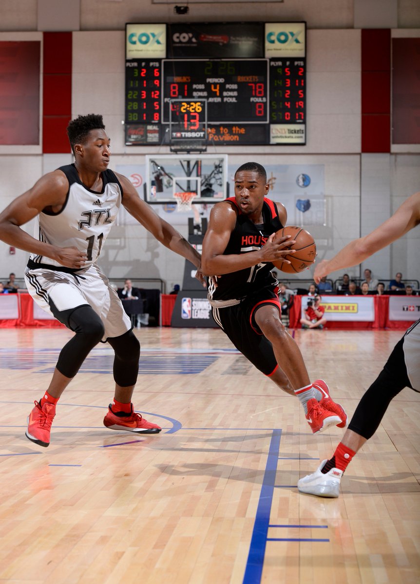 RGVVipers's tweet photo. The @NBASummerLeague wrapped up yesterday & there were plenty of this past year's @RGVVipers in action. 📸🏀💪
#RGV #NBAGLeague #RocketSummer https://t.co/DRBzeYeKAe