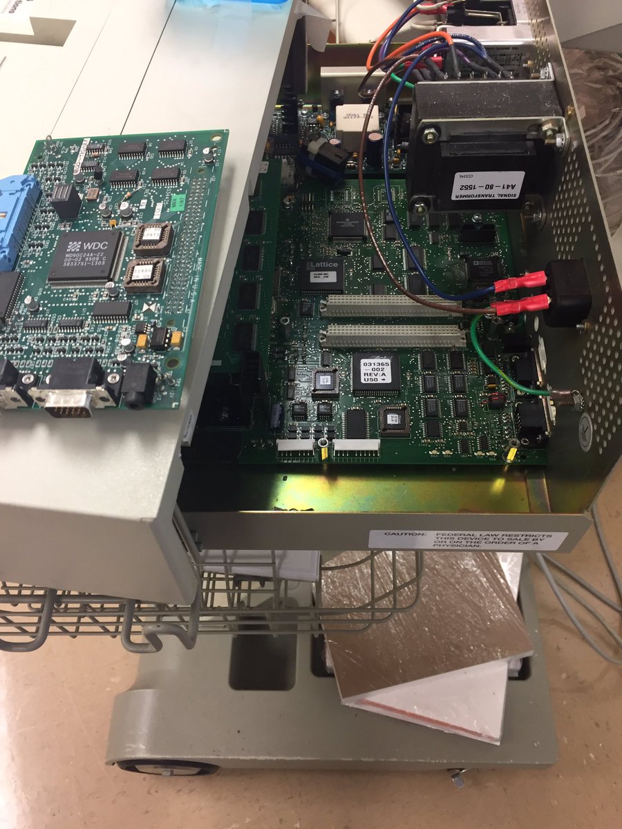 lcarpen656's tweet photo. "Surgery" on the treadmill computer AGAIN!Thinking maybe a sledge hammer this time. Probably wouldn't fix it but I sure would feel better. 😡 https://t.co/Pu1y4XoZ6g