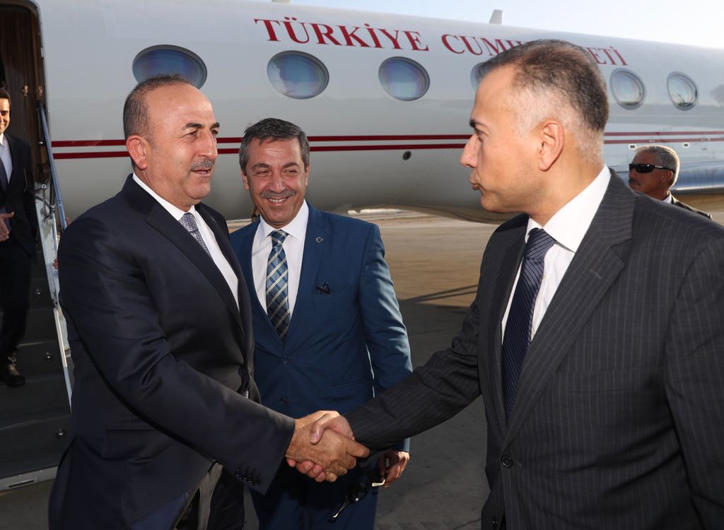 MevlutCavusoglu's tweet photo. Visiting #TRNC to evaluate the period ahead following #ConferenceonCyprus that yielded no results despite all our constructive efforts. https://t.co/e5VmXvSBK4